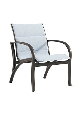 Ronde Padded Sling Low Back Dining Chair By Tropitone