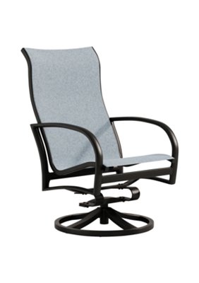 Ronde Sling High Back Swivel Rocker By Tropitone