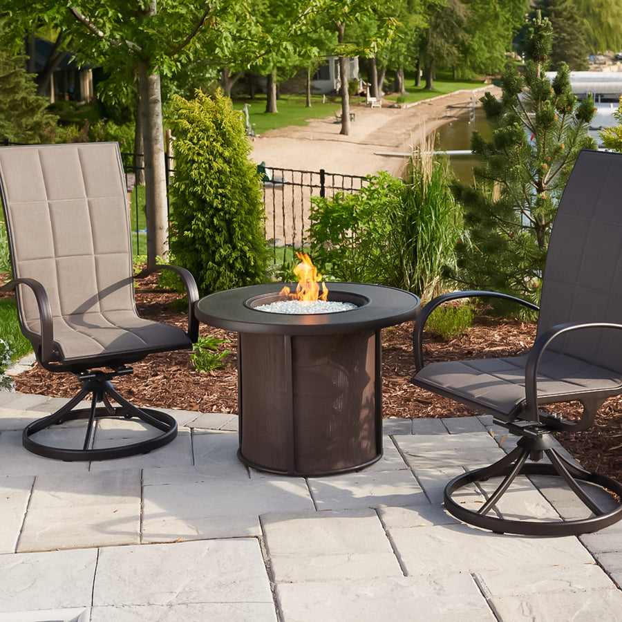 Stonefire Round Gas Fire Pit Table