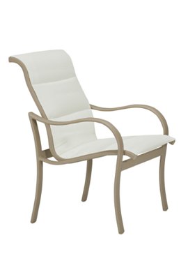 Shoreline Padded Sling Dining Chair By Tropitone