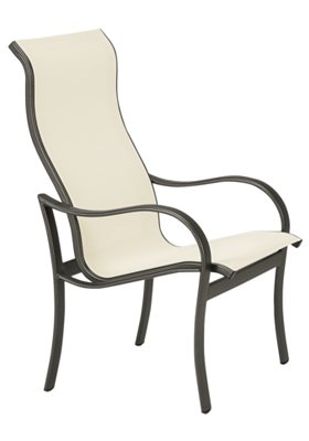 Shoreline Sling High Back Dining Chair By Tropitone