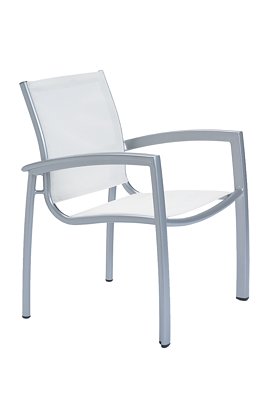 South Beach Relaxed Sling Dining Chair By Tropitone