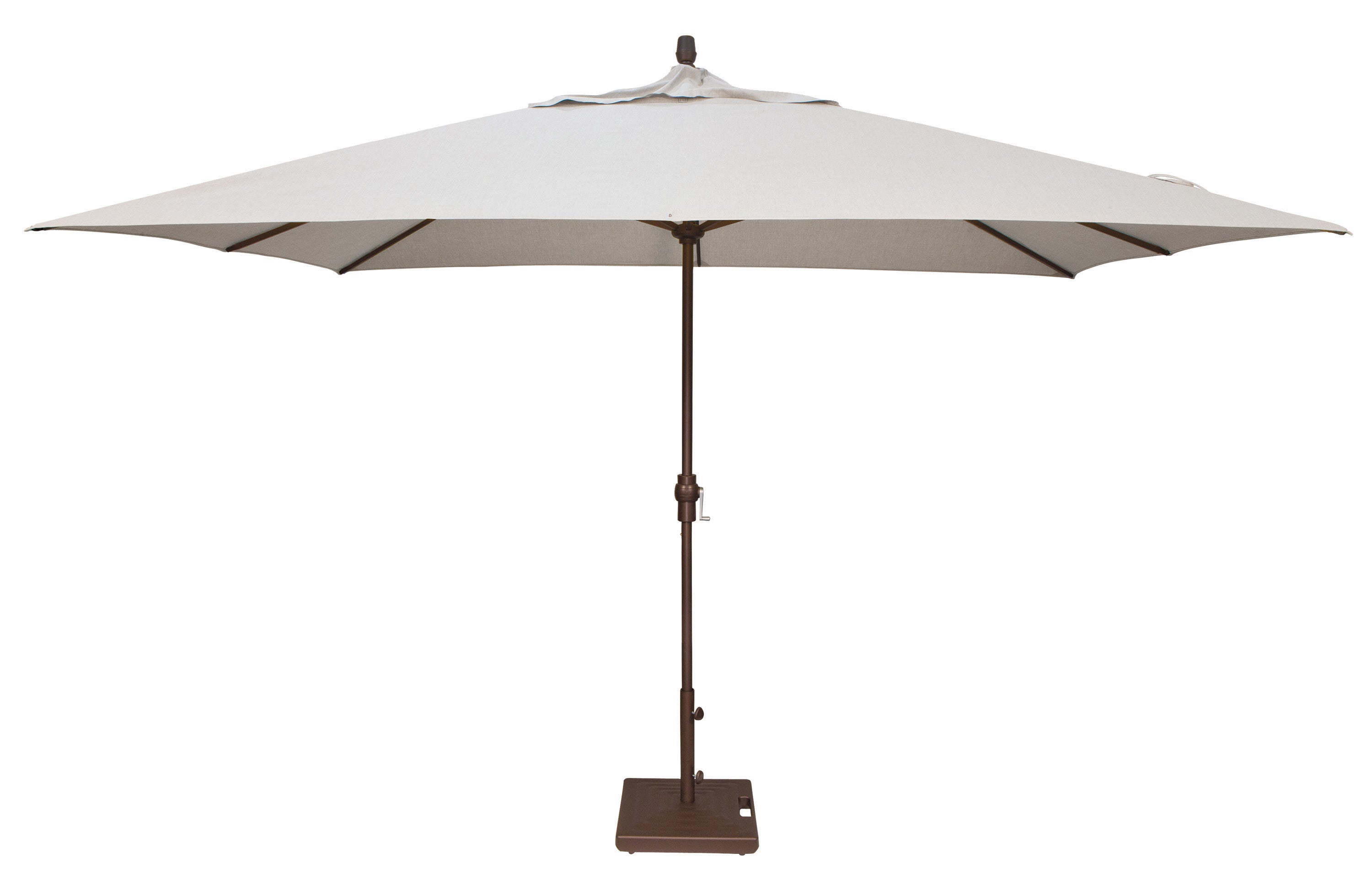 8' x 11' Rectangle NO-Tilt Market Umbrella by Treasure Garden