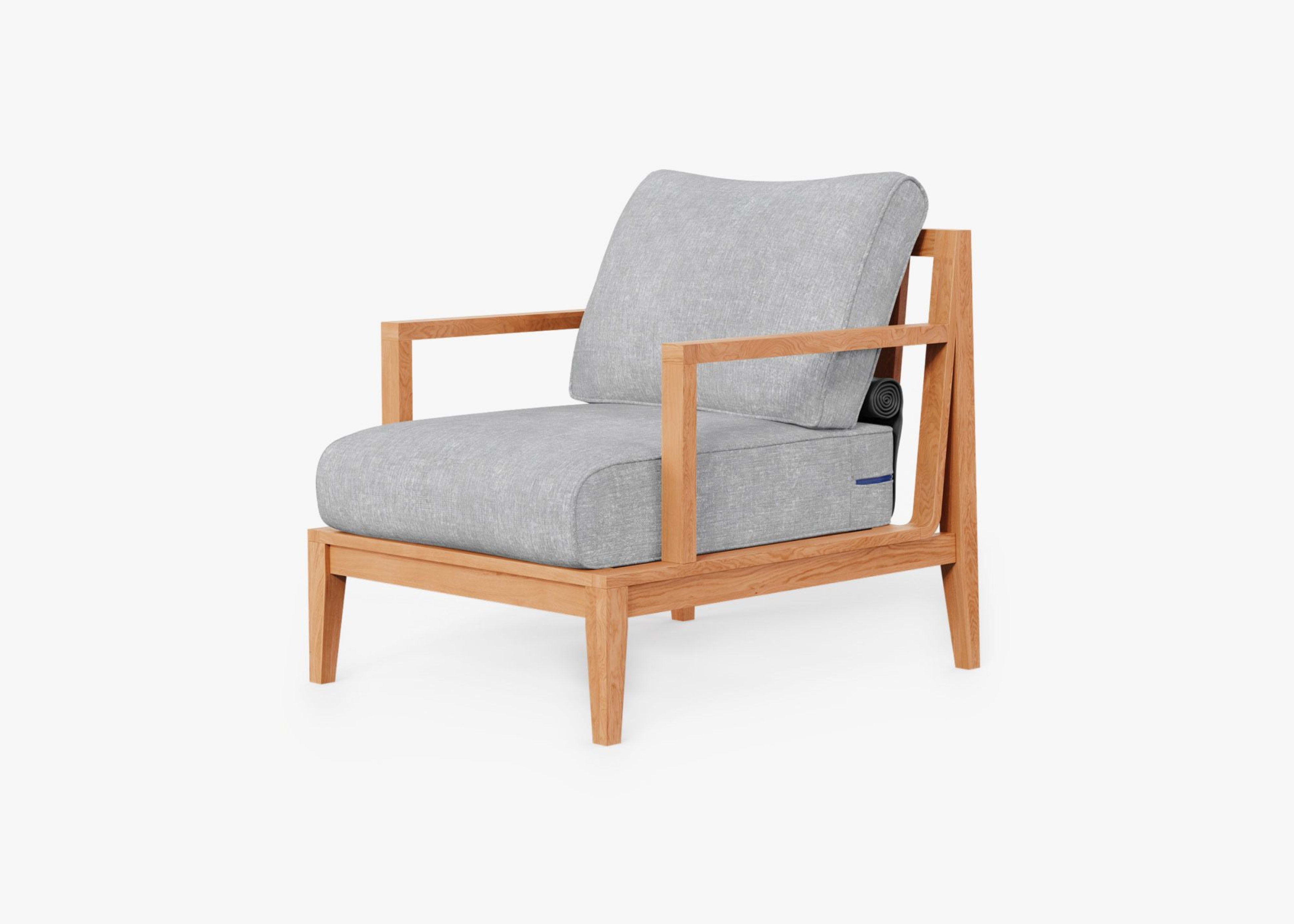 Teak Outdoor Club Armchair by Outer