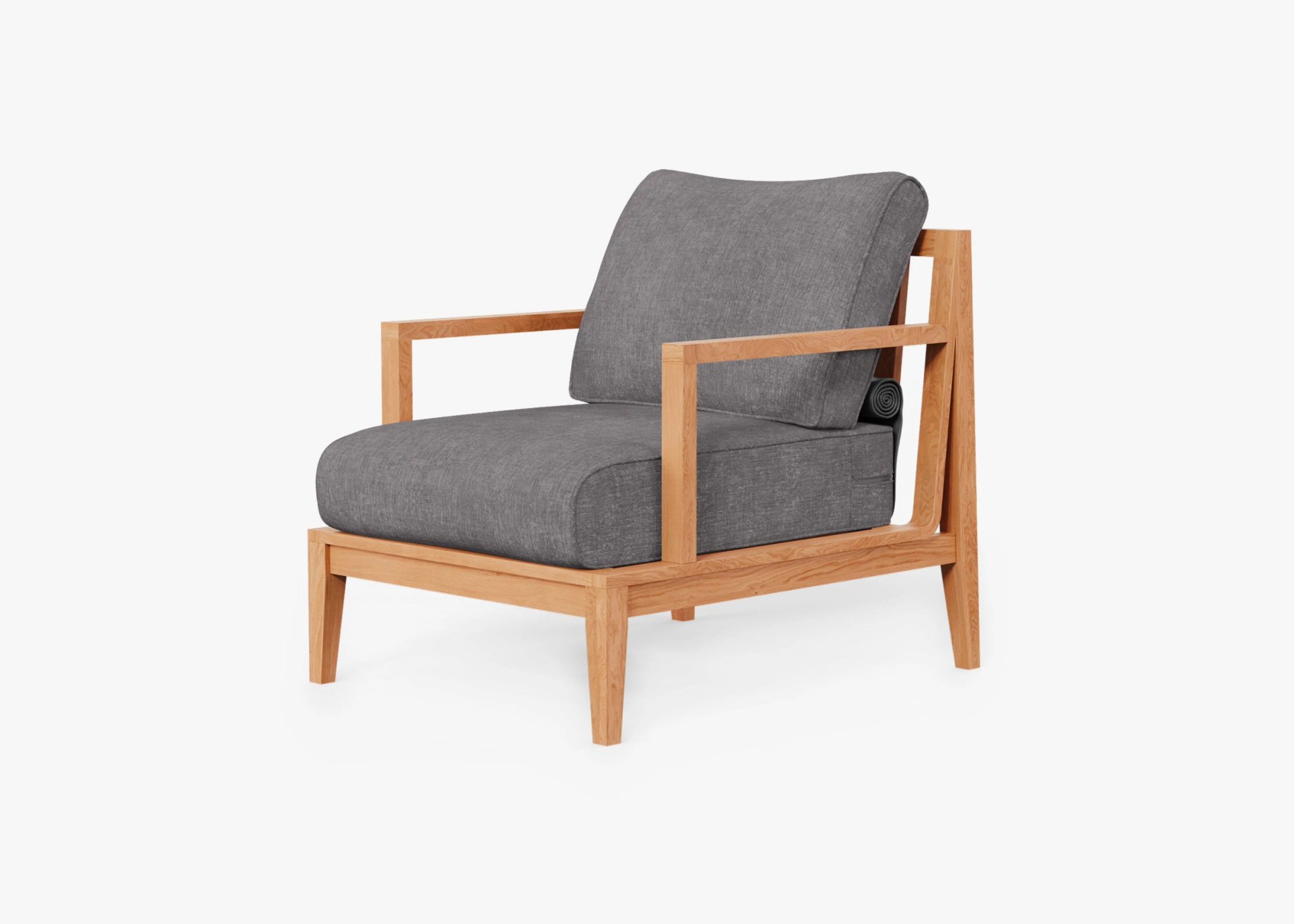 Teak Outdoor Club Armchair by Outer