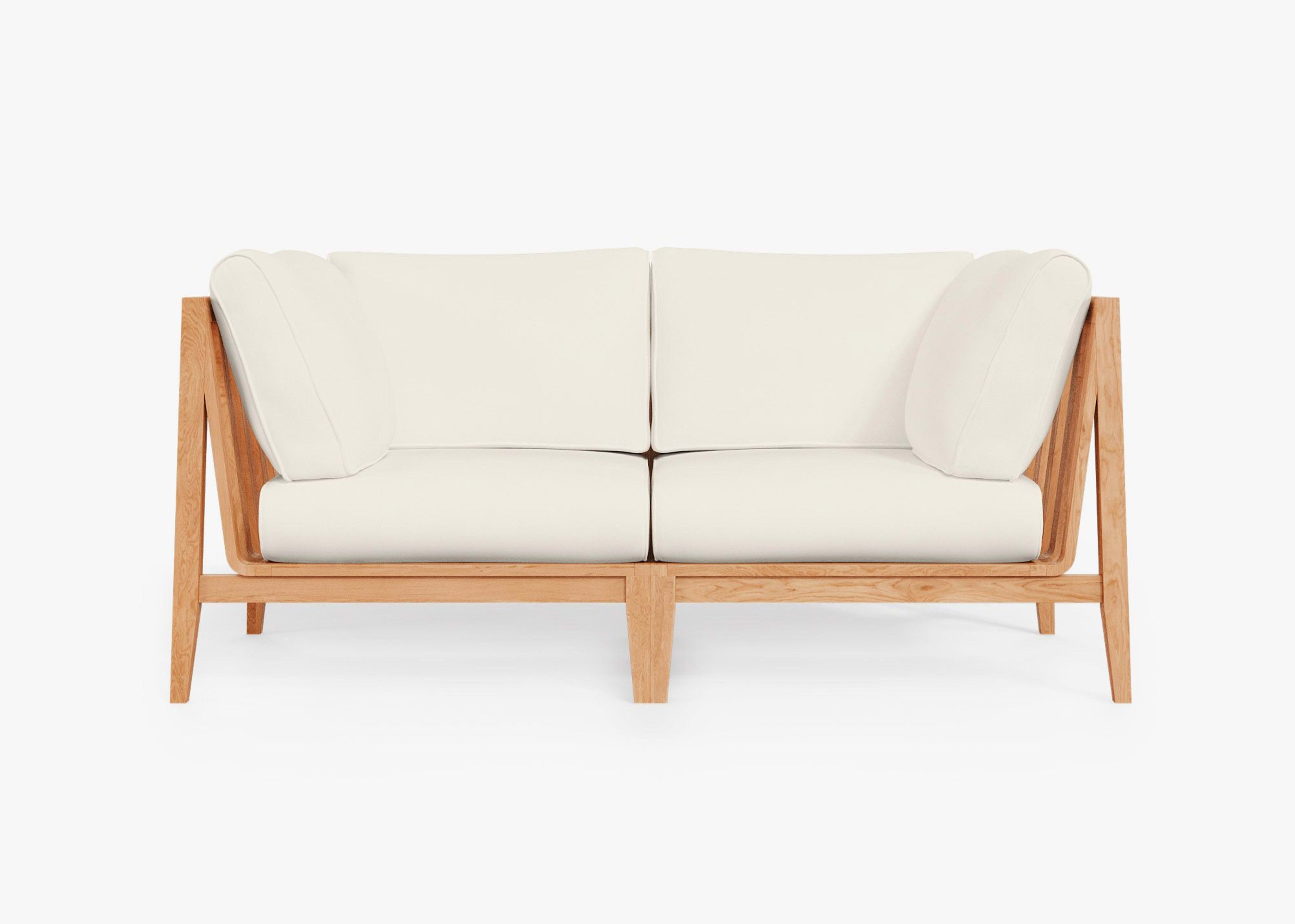 Teak Outdoor Loveseat