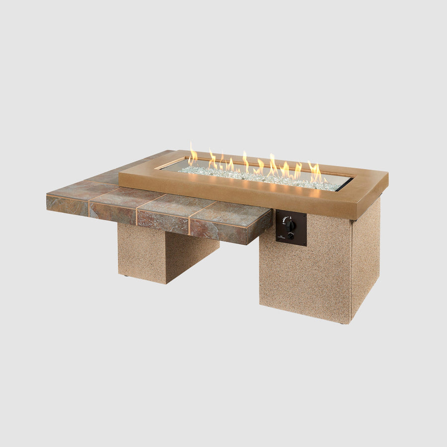 Uptown Linear Gas Fire Pit Table