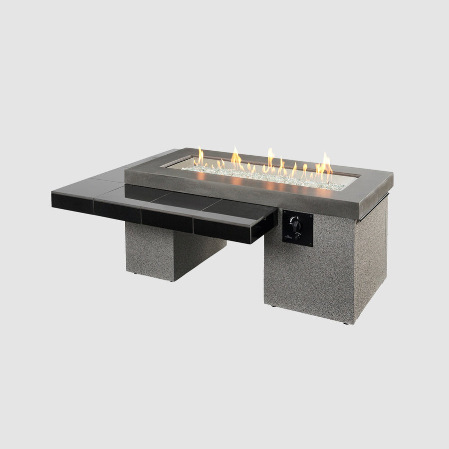 Uptown Linear Gas Fire Pit Table