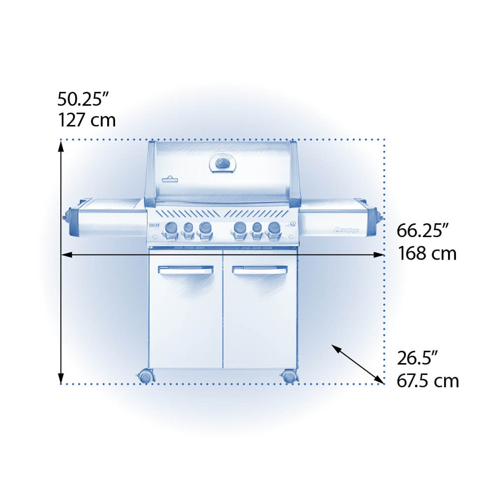 Prestige® 500 RSIB dimensions