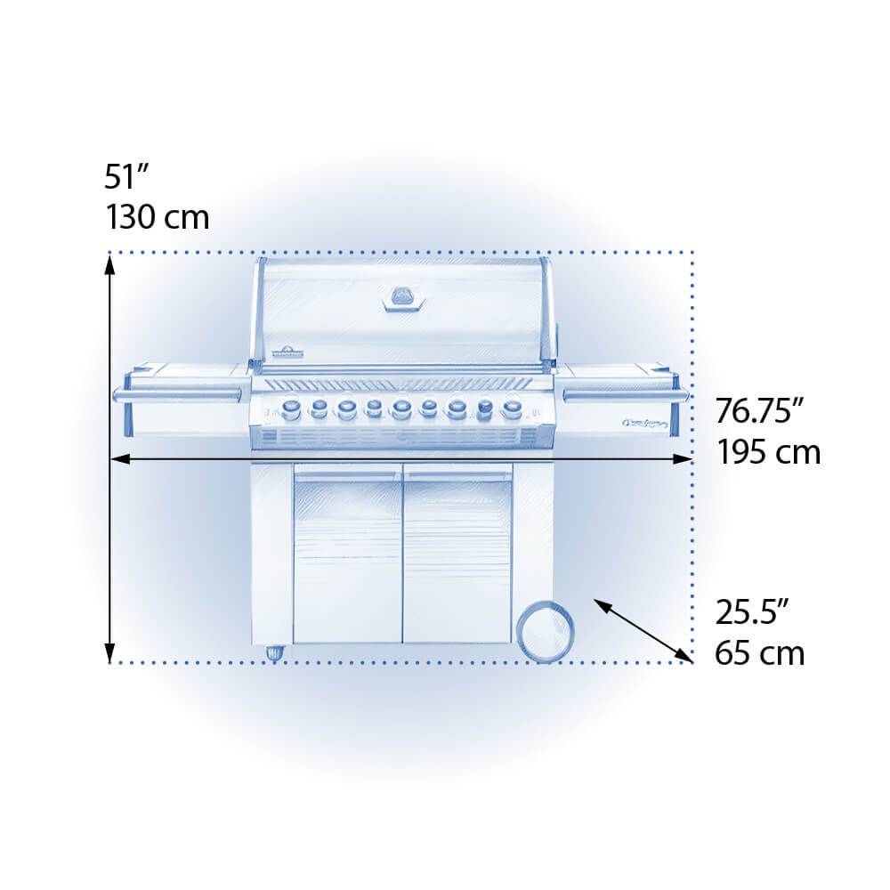 Prestige PRO™ 665 RSIB Dimensions