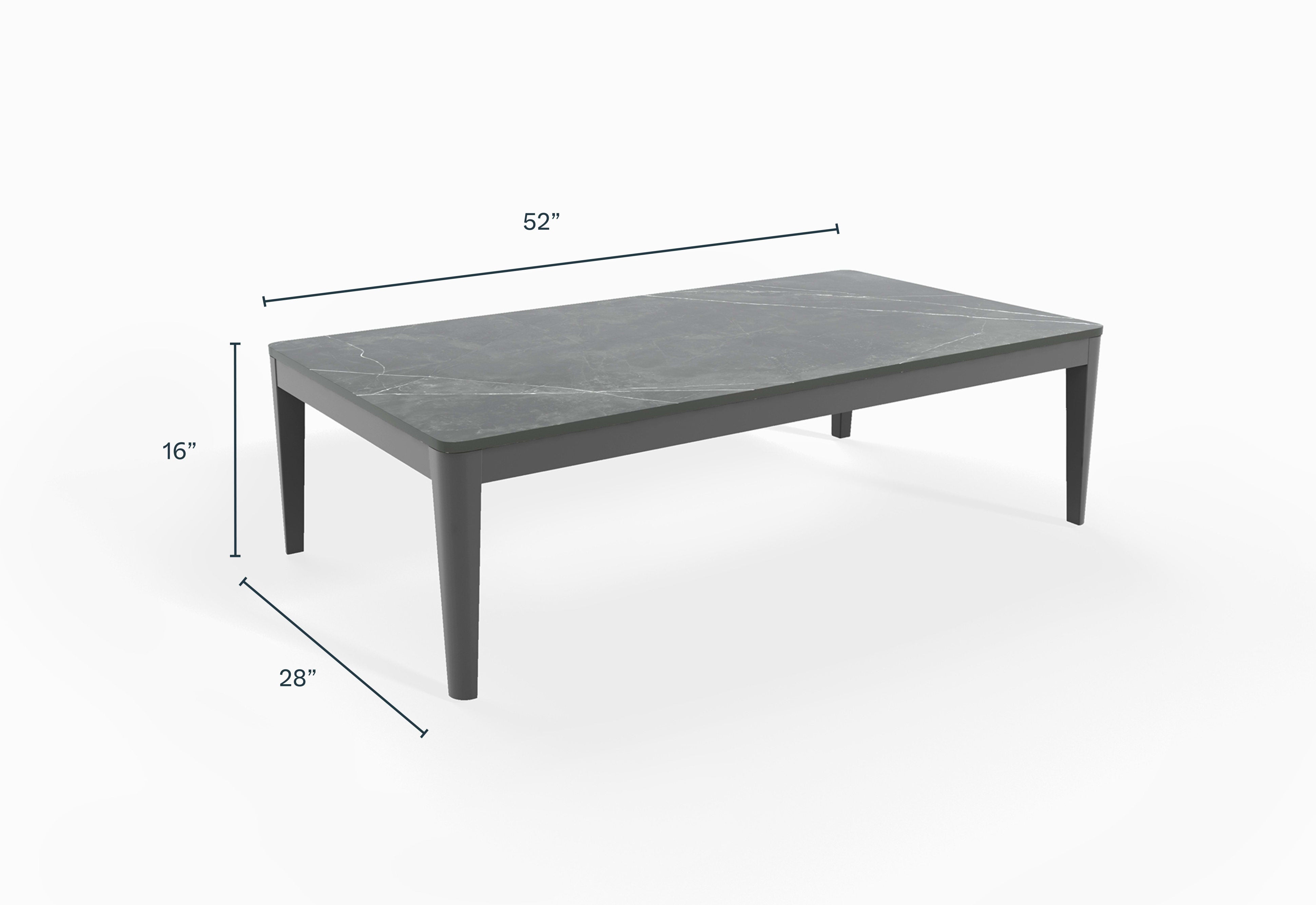 OuterStone Outdoor Coffee Table dimensions