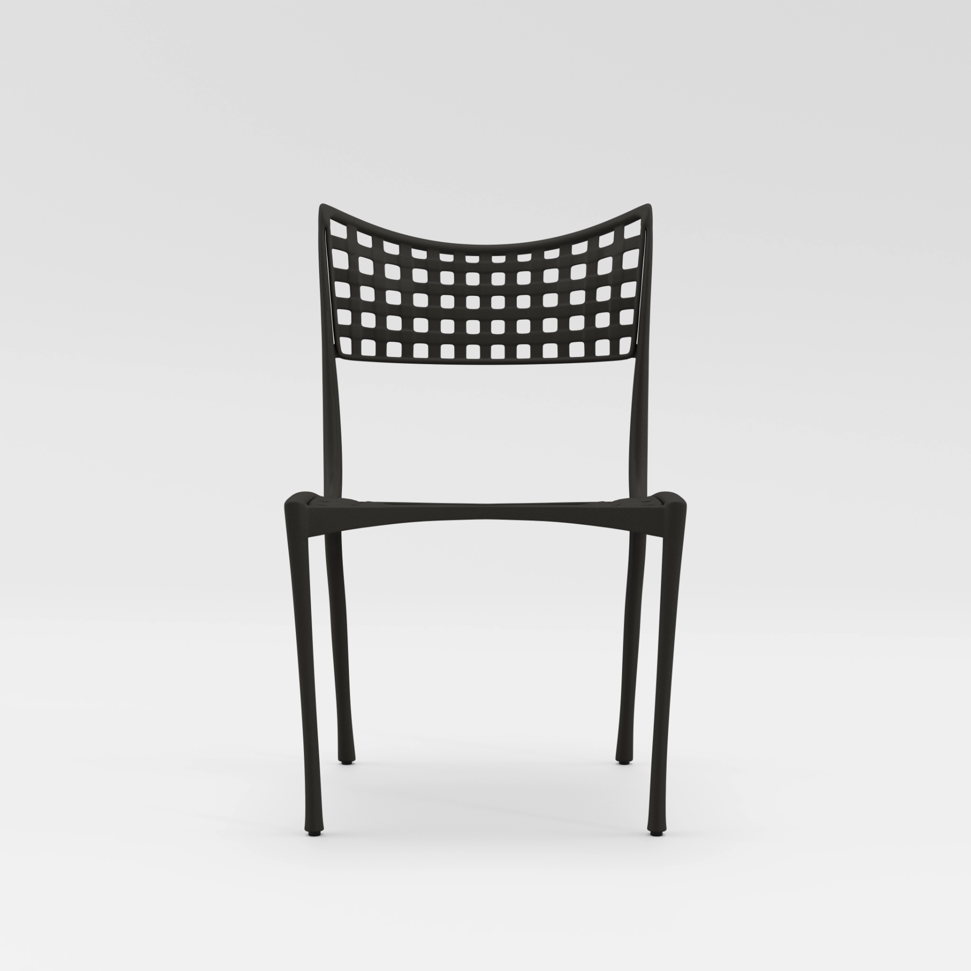 Sol Y Luna Armless Dining Chair Without Cushion by Brown Jordan