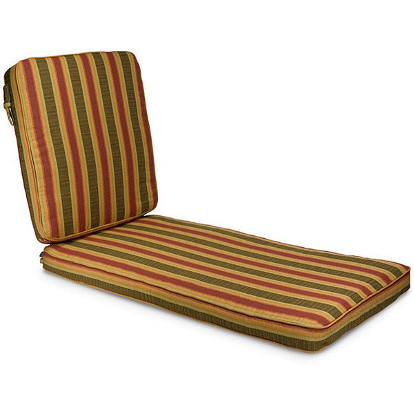 Classic Teak Chaise Lounge Cushion 2 Section