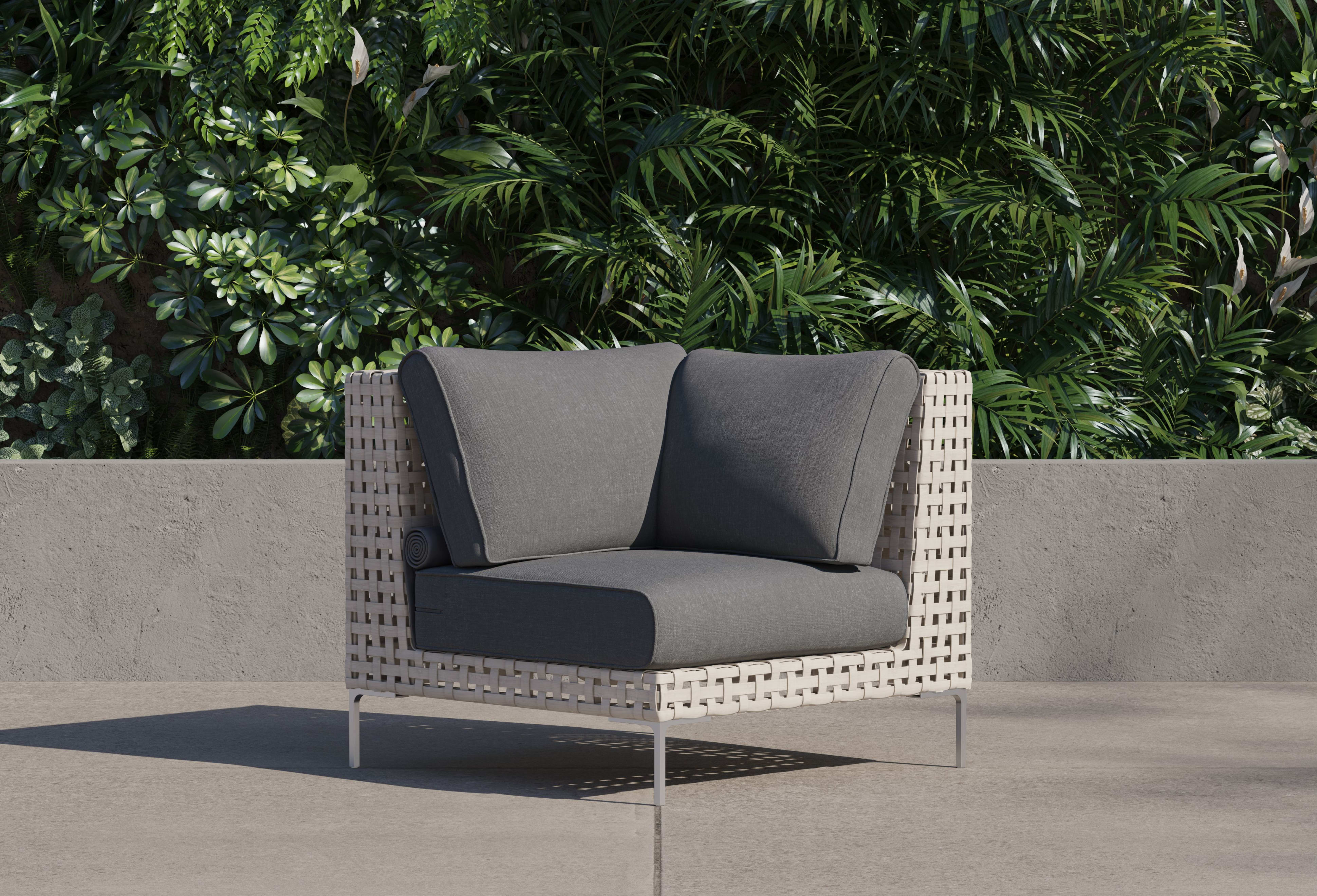 Shop Wicker Outdoor Sectional Chair By Outer