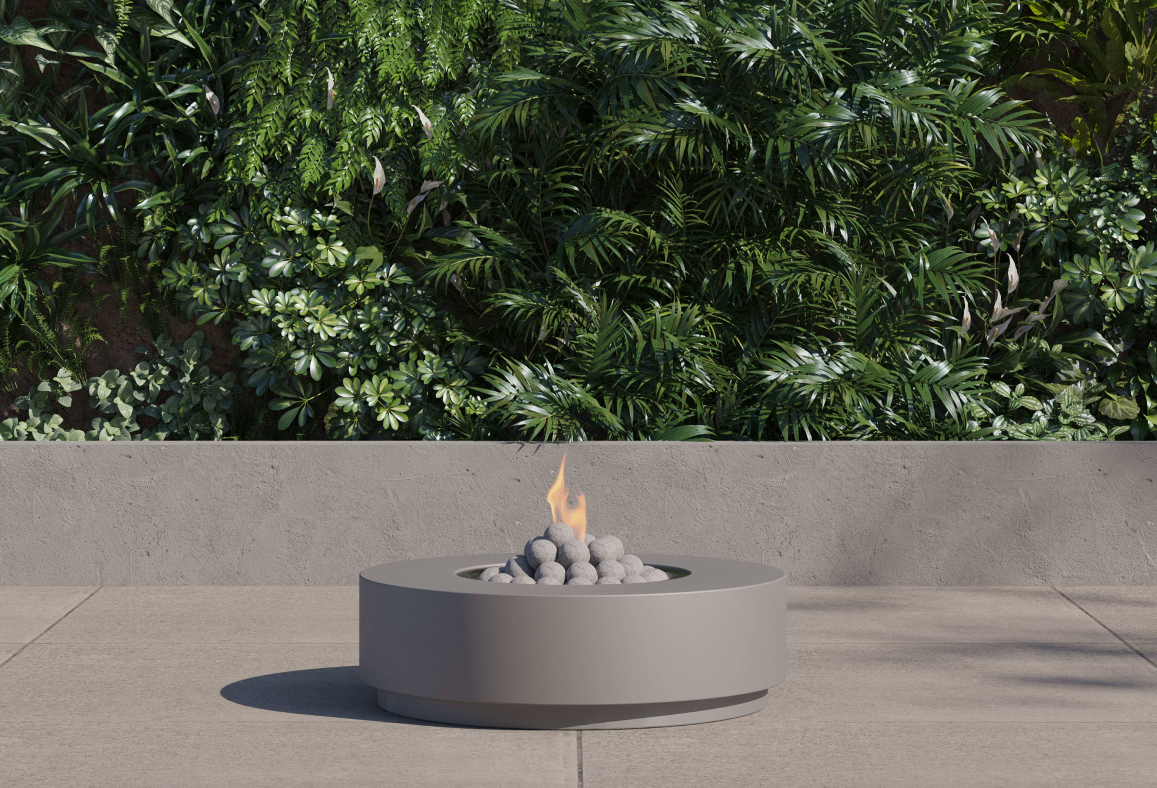 round Concrete Fire Pit