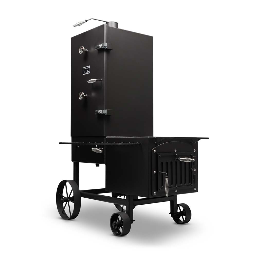 Stockton Vertical Offset Wood Pit Smoker by Yoder Smokers